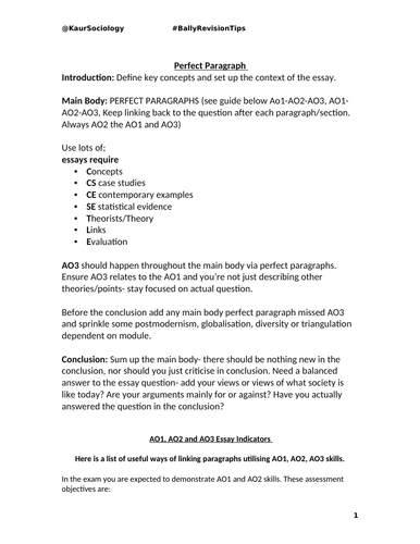 Sociology Research Methods Lesson 27 Finishing off Methods and essay ...
