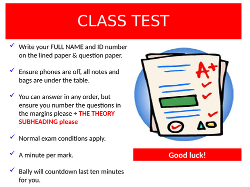 Sociology #SOCCUID Culture, Socialisation and Identity Lesson 17 Mini Theory Test