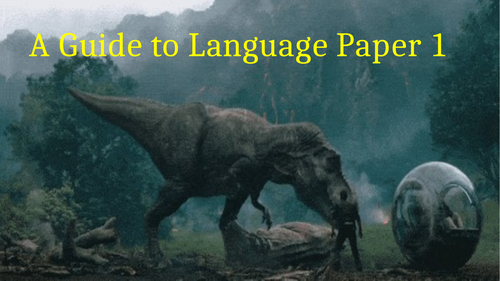 AQA English Language Paper 1 Guide Tyrannosaurus Rex Practice Paper 