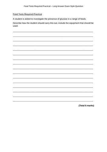 AQA GCSE Combined Science Biology Required Practical Revision 9-1 ...