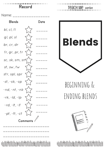 Blends Booklet | Teaching Resources