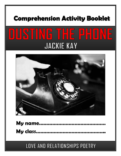 Dusting the Phone Comprehension Activities Booklet!