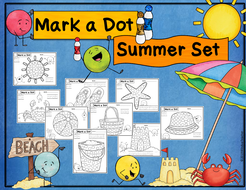 Summer Dot Dauber Set | Teaching Resources