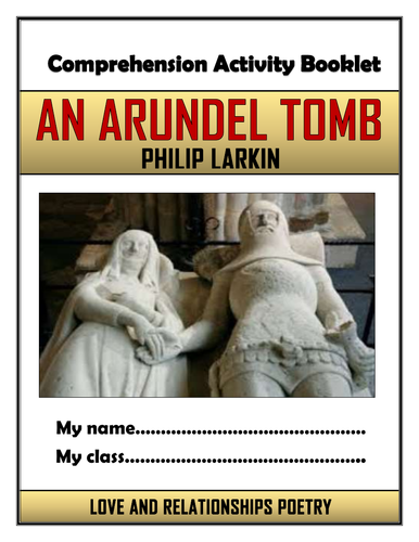 An Arundel Tomb Comprehension Activities Booklet!