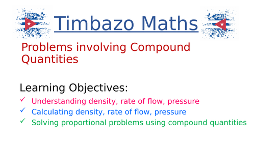 Compound Quantities