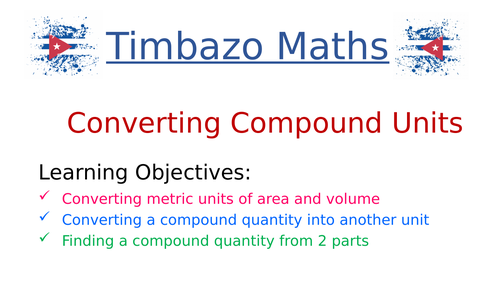 Converting Compound Units