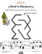 Road to Damascus Activity Book for Kids Ages 3-6 | Teaching Resources