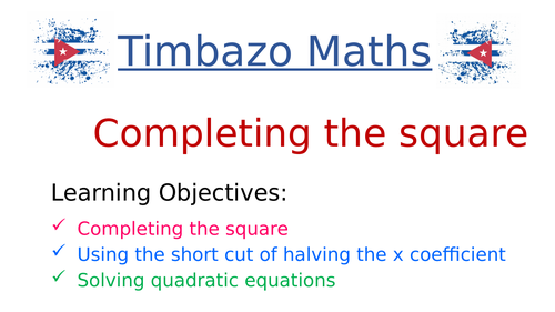 Completing the Square