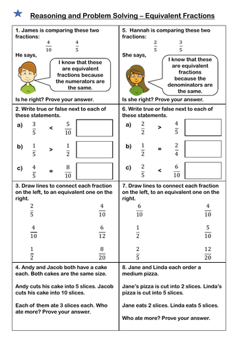 white rose maths year 4 spring block 3 fractions equivalent