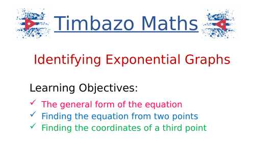 Finding Equation of Exponential Graphs