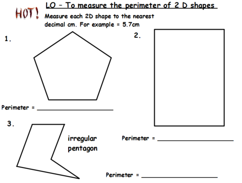 Outstanding Y3/4 Interview Perimeter Maths Lesson | Teaching Resources