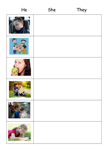 He She They Pronoun Teaching Pack | Teaching Resources