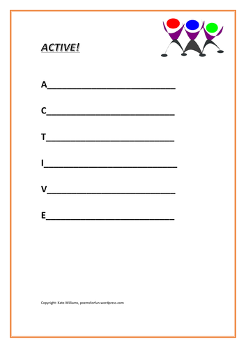 Keep Fit + Poetry | Teaching Resources