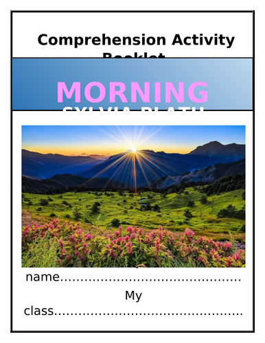 Morning Song Comprehension Activities Booklet!