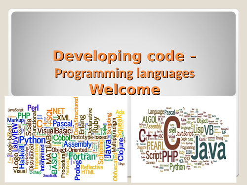 Developing Code - Programming languages L8 | Teaching Resources
