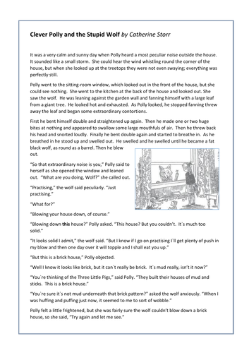 Reciprocal/Guided Reading - Clever Polly and the Stupid Wolf by ...