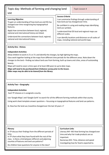 KS2 Topic Changes in our landscape | Teaching Resources