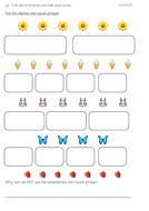 year 1 multiplication making equal groups worksheet and