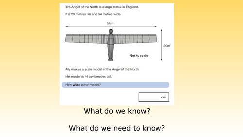 KS2 Maths Angel of the North Questions | Teaching Resources