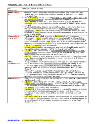 problem of evil philosophy essay