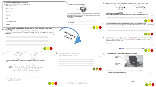 Edexcel Combined Science (9-1) Physics Paper 2 Exam Questions