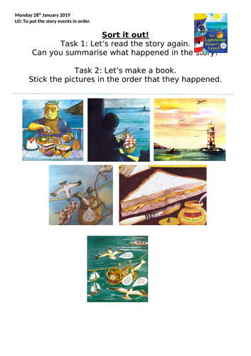 The Lighthouse Keeper's Lunch (Class Reading) | Teaching Resources