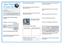 Our Planet - Frozen World Documentary by DocGeog | Teaching Resources