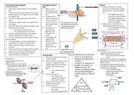 physics revision science gcse double aqa p7 summary sheets tes