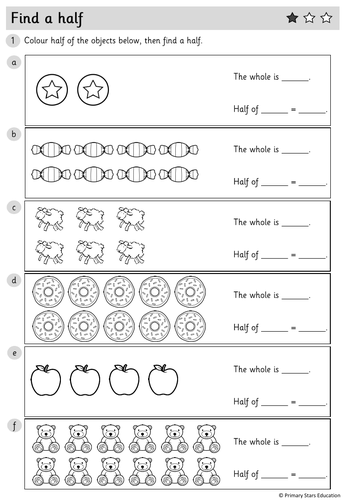 YEAR 1 - Fractions - White Rose - WEEK 4 - Block 2 - Summer ...