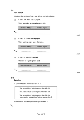 9-1 AQA GCSE Biology - U6 L4 Genetic Inheritance | Teaching Resources