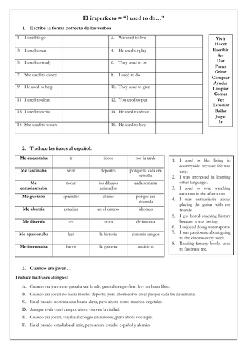 spanish-gcse-imperfect-tense-practice-translation-teaching-resources