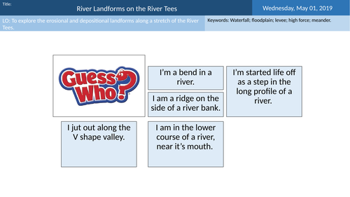 GCSE AQA Geography River Tees Lesson 16