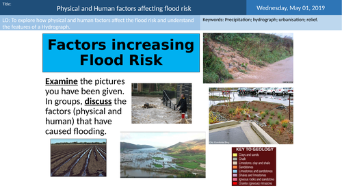 GCSE AQA Geography Human and Physical Factors Hydrographs Lesson 17