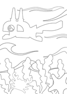 Lego fish colouring | Teaching Resources