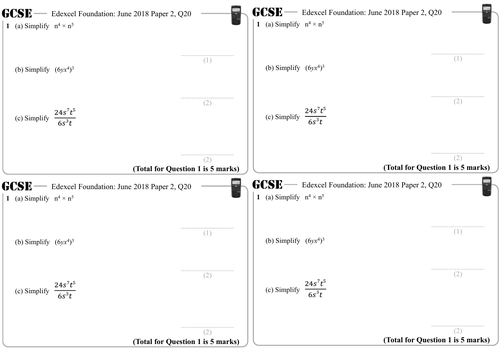 Simplifying Squared & Cubed Expressions - Foundation & Higher GCSE ...
