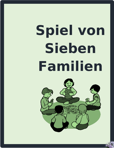 Kleidung (Clothing in German) Spiel von Sieben Familien