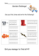 Outdoor Writing Challenge: Sheet 3 | Teaching Resources