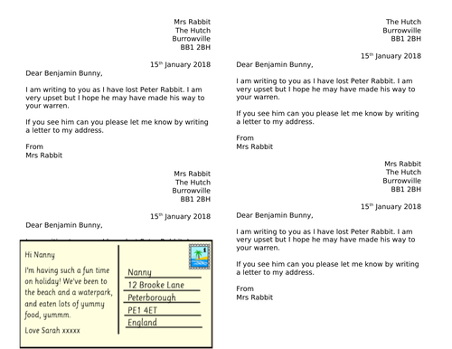 Year 1 Letter Writing 1 Week Teaching Resources