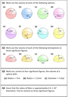Volume of Spheres | Teaching Resources