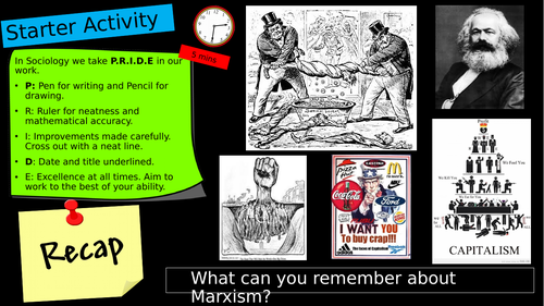 GCSE Eduqas Sociology; Marxism on Social Inequality | Teaching Resources