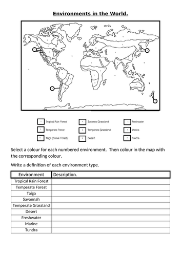 Environments of the World | Teaching Resources