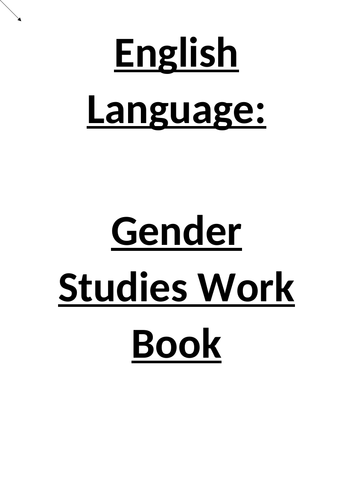 english language a level gender essay