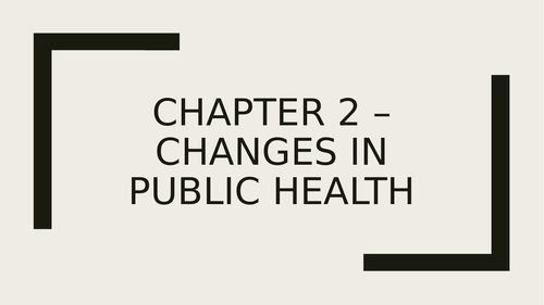 Chapter 2: Changes in Public Health, 'Poverty, public health and the state in Britain'