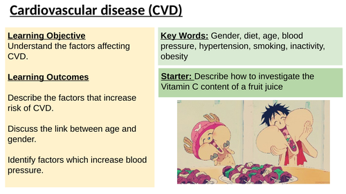 IAS / IAL Edexcel Biology Unit 1 Topic 1: Factors affecting CVD