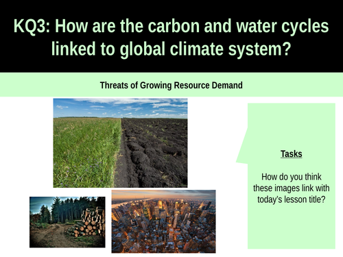 6.7a Threats of growing resource demand