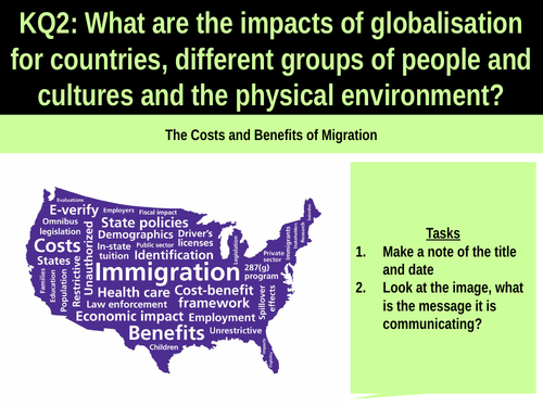 3.8 Costs and benefits of migration