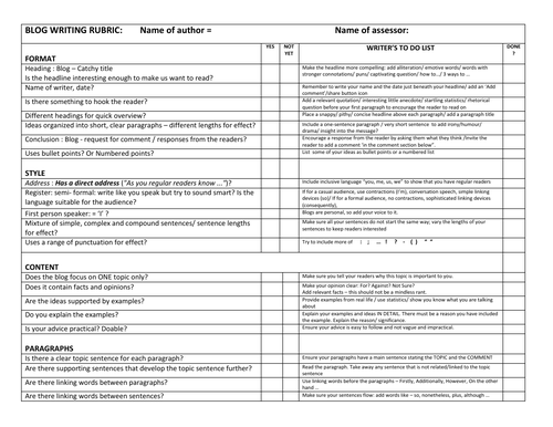 ib-english-b-text-types-blog-writing-rubric-teaching-resources