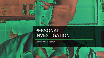 personal investigation essay a level art