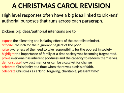 Predicted 2022 Christmas Plan 6 A Christmas Carol Exam Responses (Predicted Extracts For 2022) |  Teaching Resources