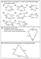 The Cosine Rule | Teaching Resources